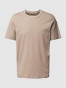 Schiesser T-Shirt mit Rundhalsausschnitt Modell 'Mix + Relax' in Sand,...