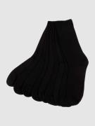 camano Socken mit Rippenbündchen im 9er-Pack in Black, Größe 39/42