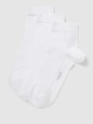 camano Socken mit Stretch-Anteil im 3er-Pack in Weiss, Größe 35/38