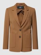 Luisa Cerano Blazer mit 2-Knopfleiste in Camel, Größe 36