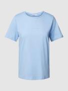 Marc O'Polo Denim T-Shirt in unifarbenem Design in Hellblau, Größe XS