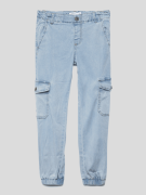 Name It Cargohose mit elastischem Bund in Jeans, Größe 92