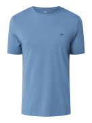 Fynch-Hatton T-Shirt aus Bio-Baumwolle in Jeansblau, Größe XXL