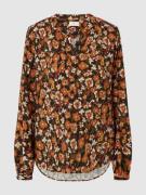 Fynch-Hatton Blusenshirt mit floralem Muster in Camel, Größe 36