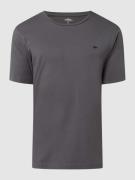Fynch-Hatton T-Shirt aus Bio-Baumwolle in Anthrazit, Größe L