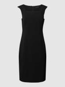 comma Knielanges Kleid mit Viskose-Anteil in Black, Größe 38