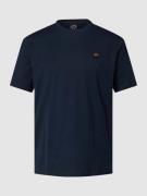 Paul & Shark T-Shirt mit Label-Stitching in Dunkelblau, Größe XXL