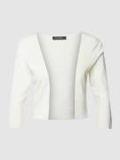 Vera Mont Cropped Jacke aus Viskose-Mix in Offwhite, Größe XL