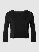 Vera Mont Cropped Jacke aus Viskose-Mix in Black, Größe XXL