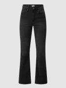 URBAN CLASSICS Flared Fit Jeans mit Stretch-Anteil in Black, Größe 30