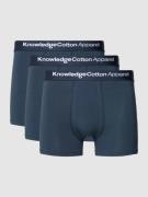 Knowledge Cotton Apparel Trunks mit elastischem Label-Bund im 3er-Pack...