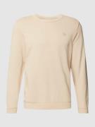 Knowledge Cotton Apparel Sweatshirt mit Label-Detail in Stein, Größe L