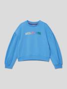 Tommy Hilfiger Teens Sweatshirt mit Ballonärmeln in Bleu, Größe 140