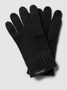 CK Calvin Klein Handschuhe mit Label-Detail Modell 'CLASSIC' in Black,...