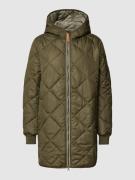 camel active Steppjacke mit Kapuze Modell 'Quilted' in Oliv, Größe 48