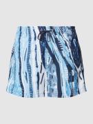 CARLO COLUCCI Badehose mit Allover-Muster Modell 'Knit' in Blau, Größe...