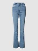 Pieces Flared Fit Jeans mit Eingrifftaschen Modell 'PEGGY' in Blau, Gr...