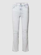 7 For All Mankind Slim Fit Jeans mit Label-Details in Hellblau, Größe ...