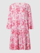 Yippie Hippie Kleid mit Leinen-Anteil in Pink, Größe XS