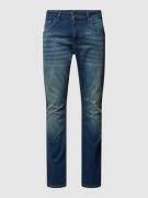 CARS JEANS Slim Fit Jeans im Used-Look Modell 'BATES' in Jeansblau, Gr...