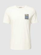 Armedangels T-Shirt mit Motiv-Print Modell 'JAAMES' in Beige, Größe S