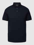 Emporio Armani Poloshirt mit Label-Stitching in Marine, Größe S