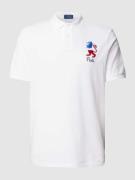 Polo Ralph Lauren Poloshirt mit Logo-Stitching in Offwhite, Größe M