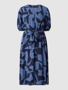 Esprit Collection Kleid aus Viskose in Rauchblau, Größe 42
