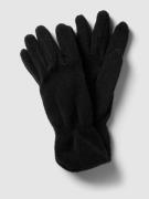 Loevenich Handschuhe mit elastischem Einsatz in Black, Größe One Size