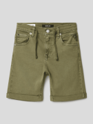 Replay Jeansshorts mit Label-Details in Khaki, Größe 176