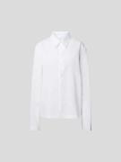 MM6 Maison Margiela Regular Fit Business-Hemd aus Baumwolle in Weiss, ...