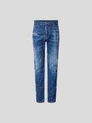 Dsquared2 Straight Fit Jeans im Destroyed-Look in Marine, Größe 48