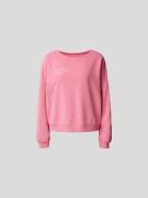 Juvia Sweatshirt mit Statement-Print in Pink, Größe S