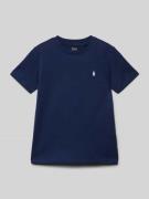Polo Ralph Lauren Kids T-Shirt mit Logo-Stitching in Marine, Größe 92