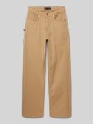 Blue Effect Stoffhose mit 5-Pocket-Design in Beige, Größe 146