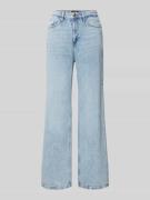 Vero Moda Wide Fit Jeans mit Knopfverschluss Modell 'TESSA' in Hellbla...