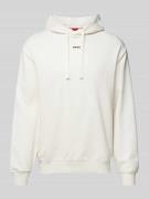 HUGO Sweatshirt mit überschnittenen Schultern Modell 'Dapo' in Offwhit...