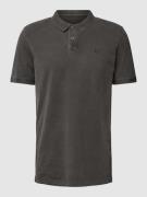 Tom Tailor Denim Regular Fit Poloshirt mit Label-Print in Anthrazit, G...