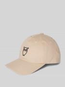 Knowledge Cotton Apparel Basecap mit Logo-Stitching in Beige, Größe On...