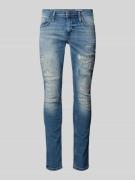 Antony Morato Tapered Fit Jeans im Destroyed-Look in Hellblau, Größe 3...