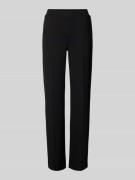 Smith and Soul Regular Fit Stoffhose mit fixierten Bügelfalten in Blac...