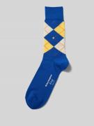 Burlington Socken mit grafischem Muster Modell 'KING' in Jeansblau, Gr...