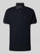 Emporio Armani Poloshirt mit Label-Stitching in Marine, Größe M