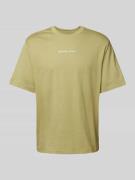 Michael Kors T-Shirt mit Label-Stitching Modell 'VICTORY' in Gruen, Gr...