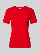 Tommy Hilfiger T-Shirt mit Streifenmuster Modell 'CODY' in Kirsche, Gr...