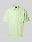 BOSS Green Regular Fit Freizeithemd mit Allover-Print Modell 'Bechno' ...