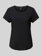 Vero Moda T-Shirt mit abgerundetem Saum Modell 'BELLA' in Black, Größe...
