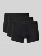 HOM Boxershorts mit elastischem Label-Bund im 3er-Pack in Black, Größe...