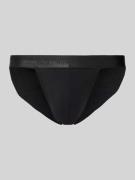 HOM Tanga mit elastischem Label-Bund in Black, Größe M