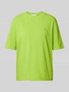 Armedangels T-Shirt mit Label-Stitching Modell 'TARJAA' in Neon Gruen,...
